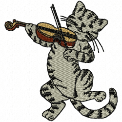 Cats Embroidery Design 2 Cats Embroidery Design 2